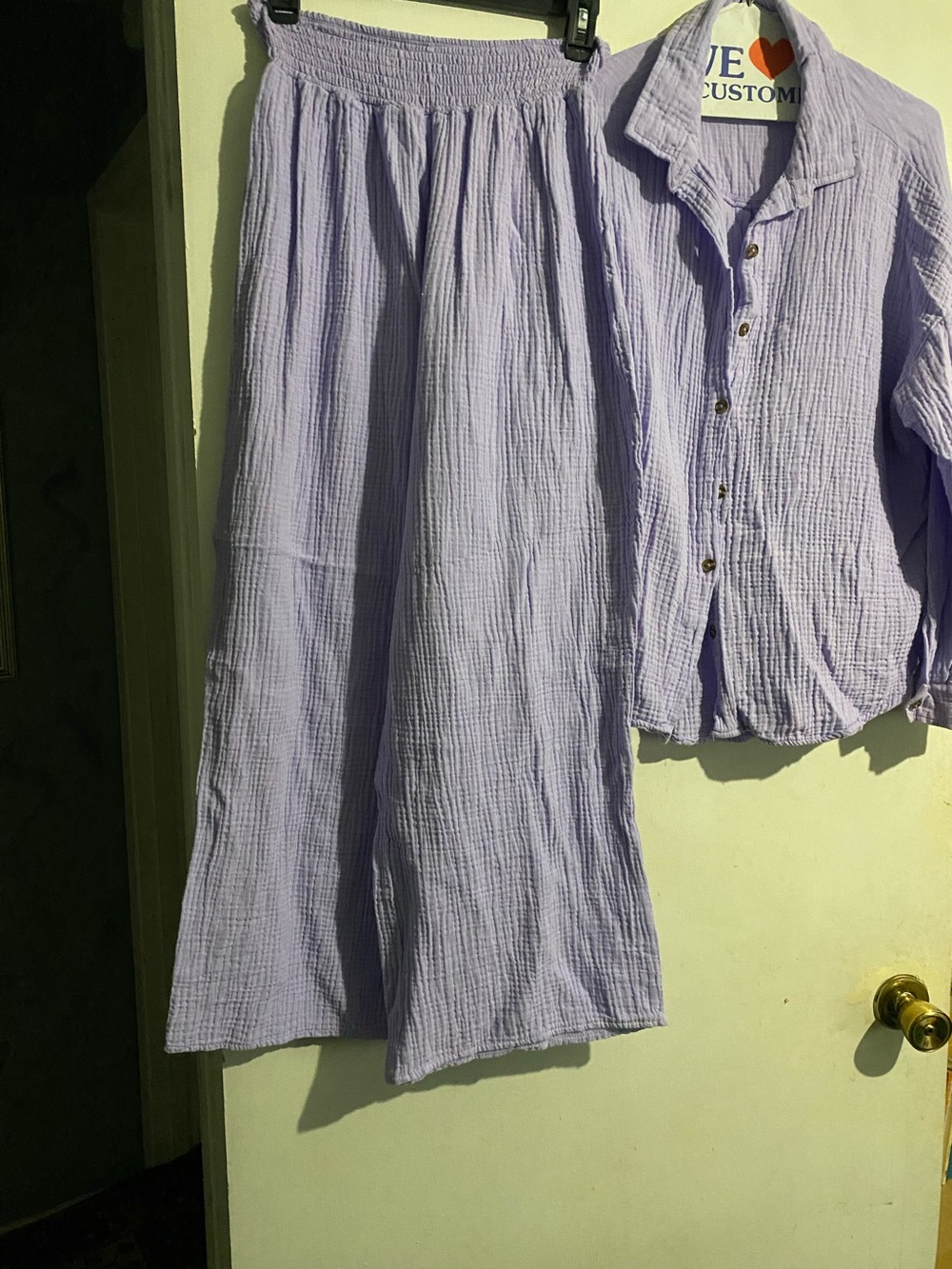 Fashion Nova Lavender Two-Piece Pantsuit